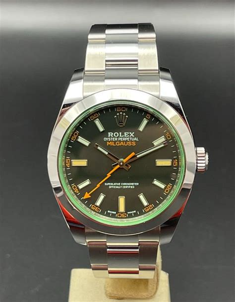 rolex milgauss grün neu